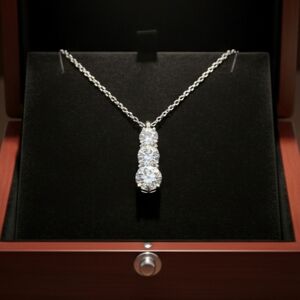 Moissanite Pendant Necklace